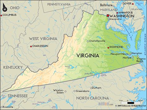 where is virginia located.